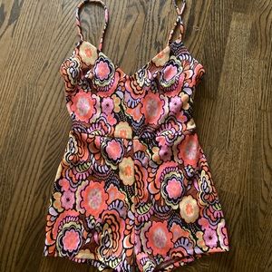 ZARA floral romper